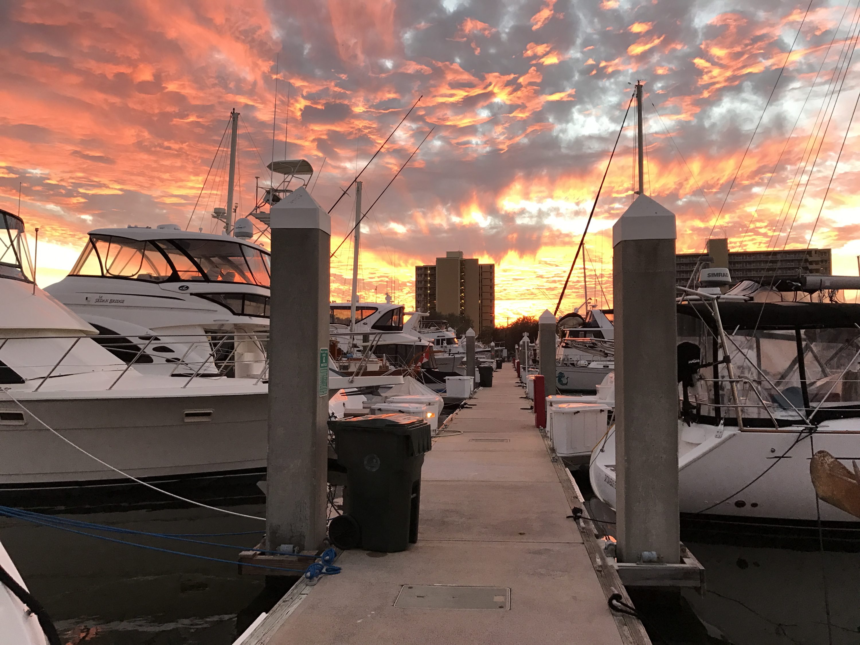 Dock at sunset